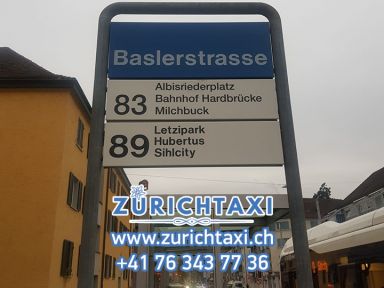 Unsere Domizil an die Baslerstrasse 125 Taxi